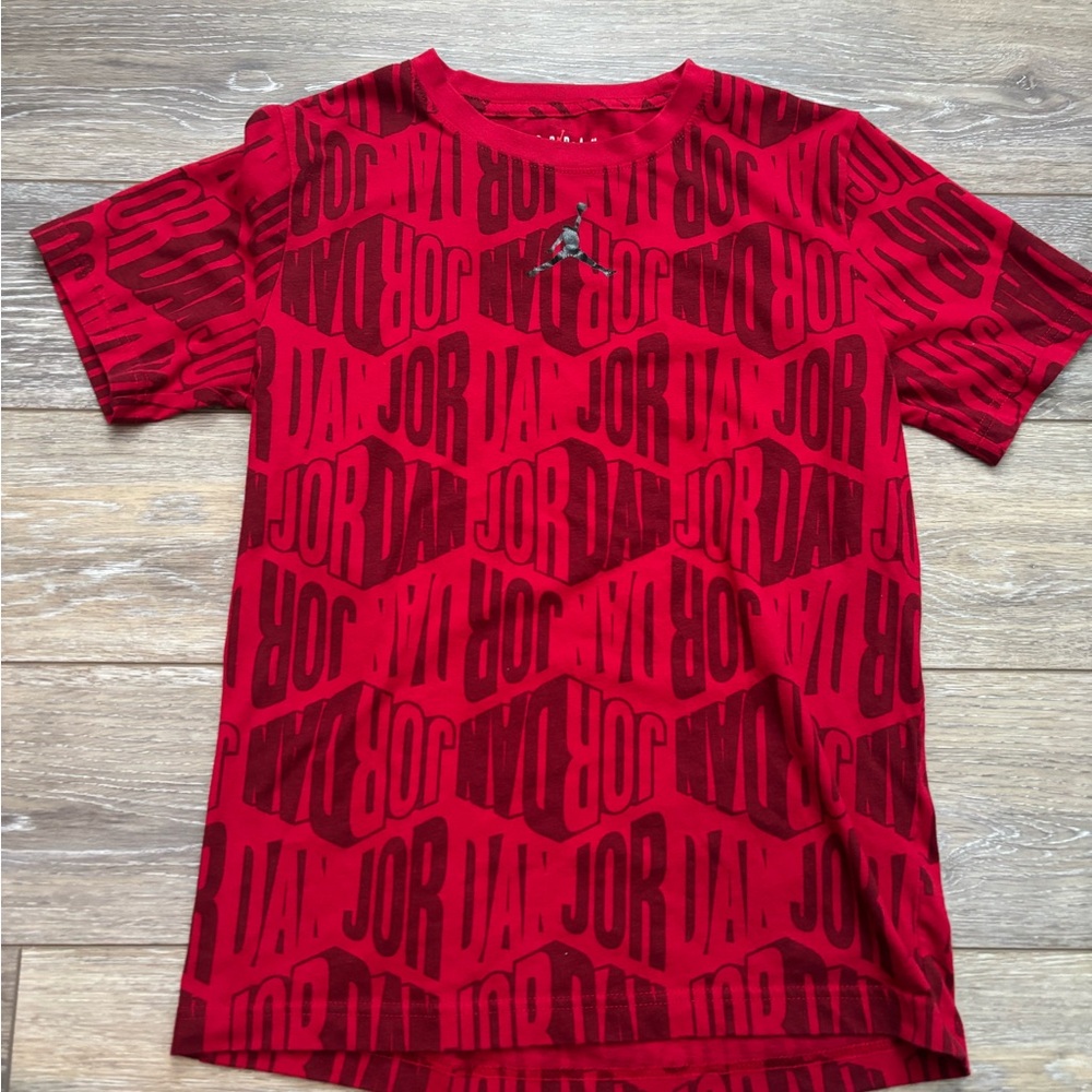Jordan Kids Dynamic Red Graphic Tee